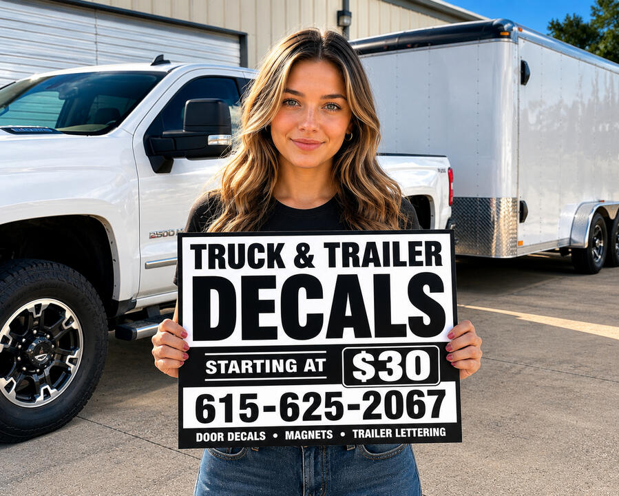 Storefront Hour Lettering
